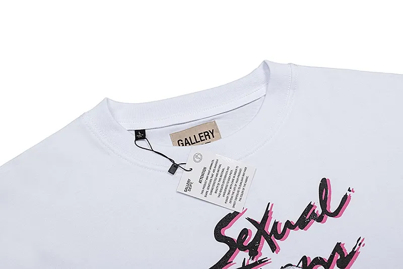 GALLERY. DEPT new short-sleeved T-shirt Style number: D2285P110 Color: Black White Size: S M L XL